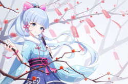二次元美女壁纸高清图片,高清壁纸中的梦幻美女世界
